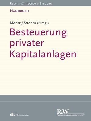 cover image of Besteuerung privater Kapitalanlagen